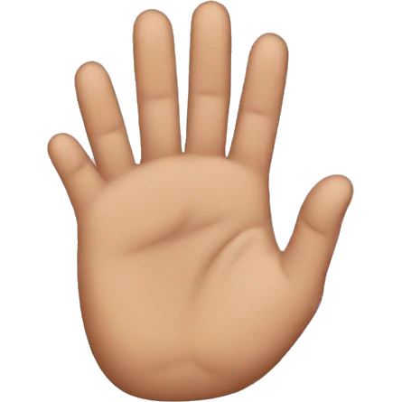 Little bit fingers emoji