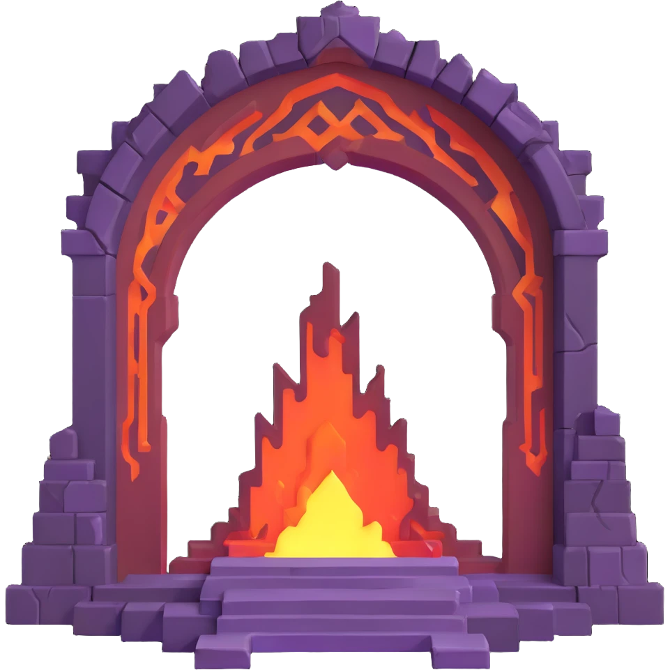 Minecraft Nether portal emoji