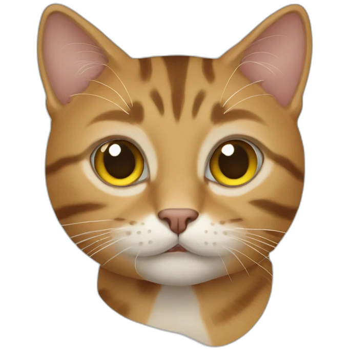 hazel tabby cat emoji