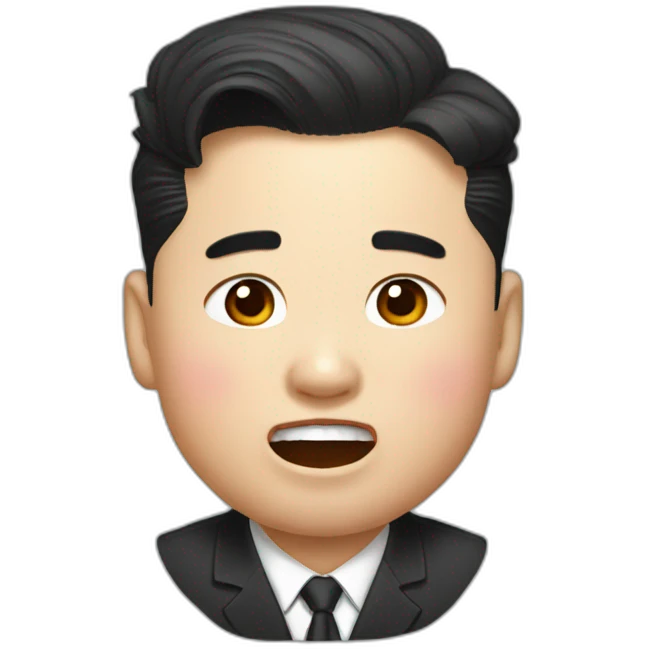 Kim jong un tears of joy emoji