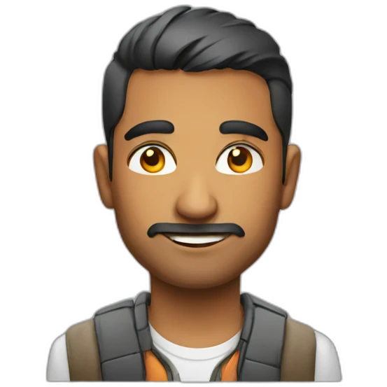 Indian tech bro emoji