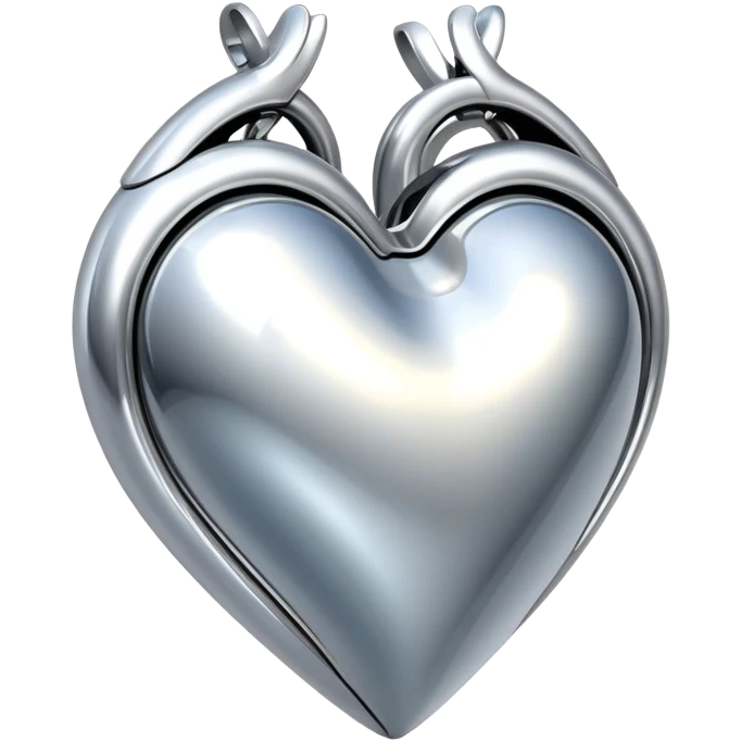 sorayama heart glossy metal parts sexy sfw emoji