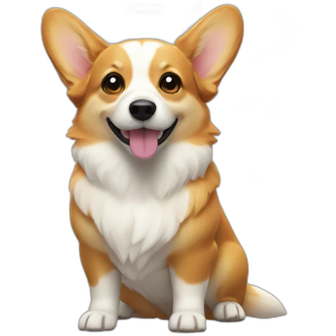 corgi fairy emoji