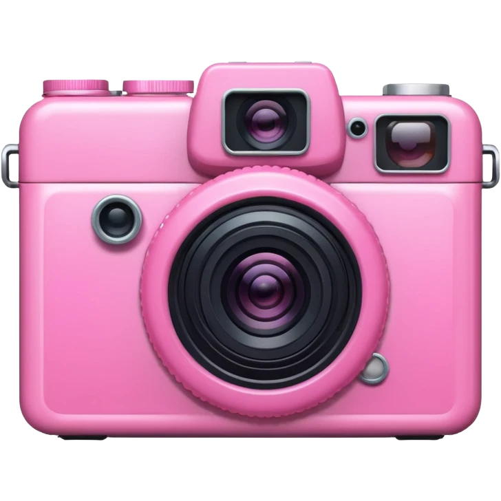 Pink camera emoji