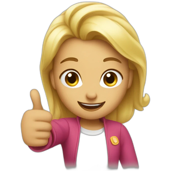 Wanda giving a thumbs-up emoji