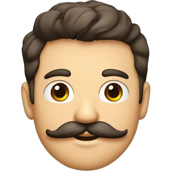 moreno con pelo piel clara bigote con ojos verdes con morena de piel trigueña con ojos avellana emoji