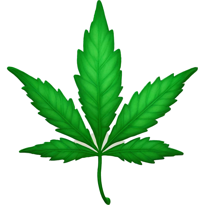 Weed leaf emoji
