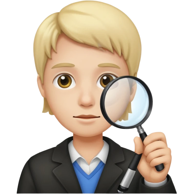 persona con lupa  emoji