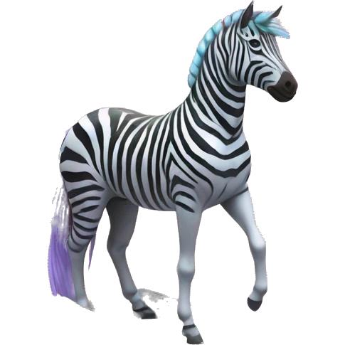 Zebra sparkling nebula unicorn Pegasus collage roses flowers palm trees emoji