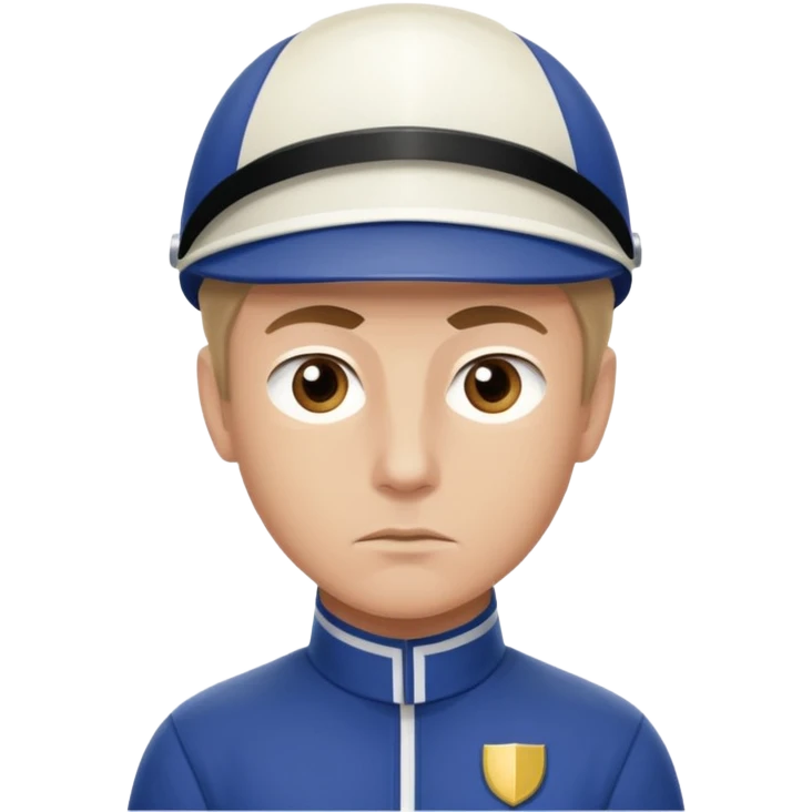horse jockey men face emoji