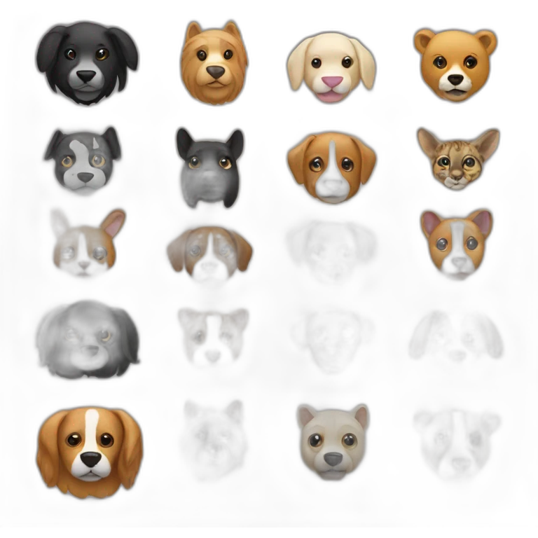 mix between multiple animals emoji