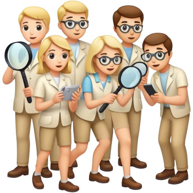 many white people, searching, hobbies, interests, magnifying glass, users, explore, activities, find, discovery, passion, pursuit emoji