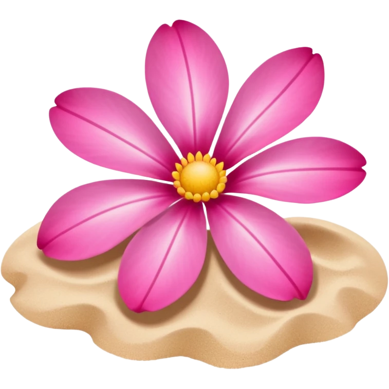 Beachflower emoji