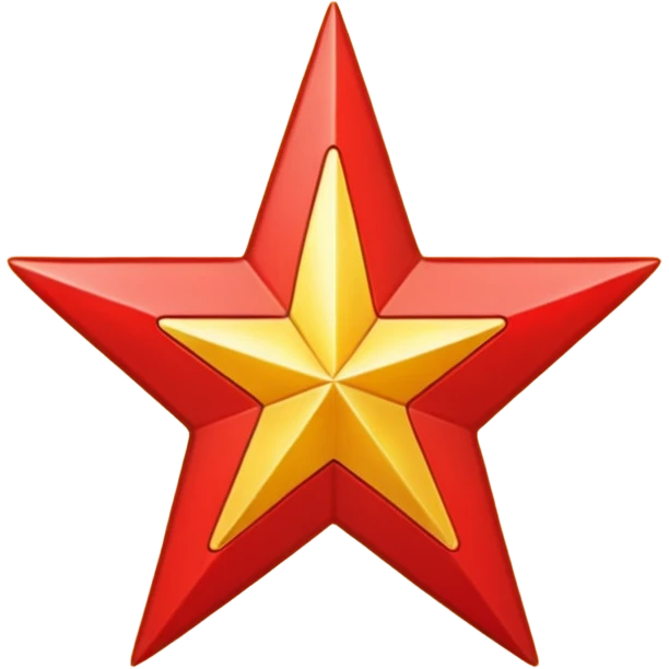 I wan a red star with 5 points emoji