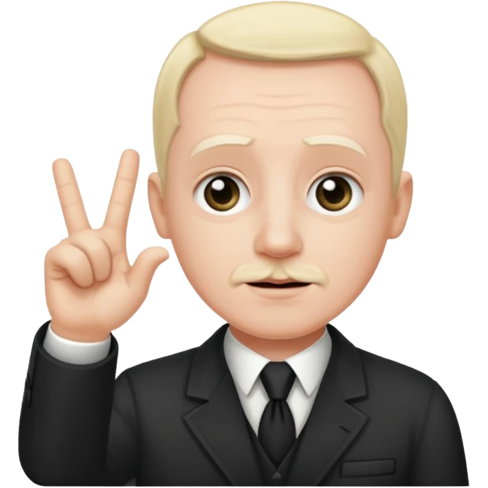 Adolf h qui fait le signe emoji