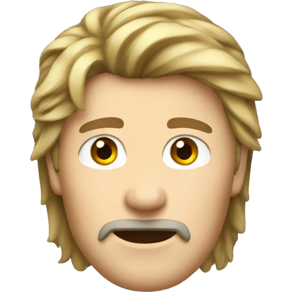 mullet hair emoji