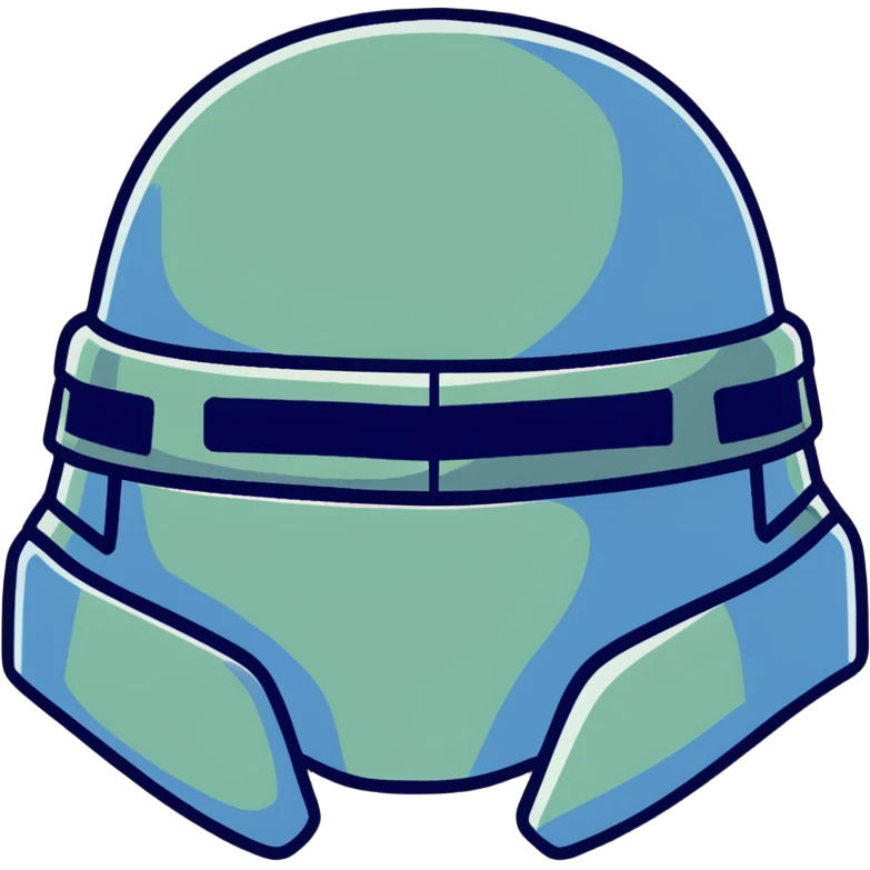 Modern Ukrainian military kevlar helmet with national blue and yellow markings emoji