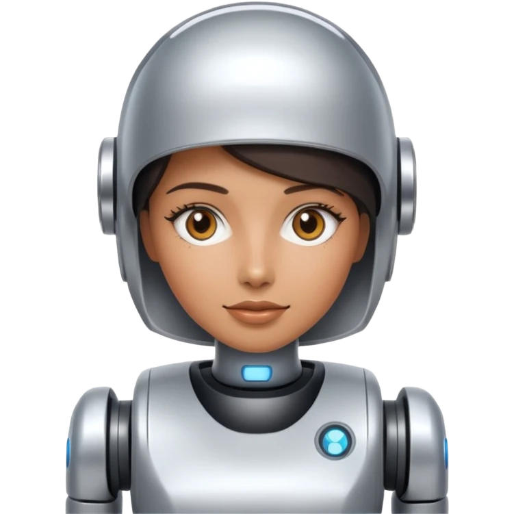 woman service Robot emoji
