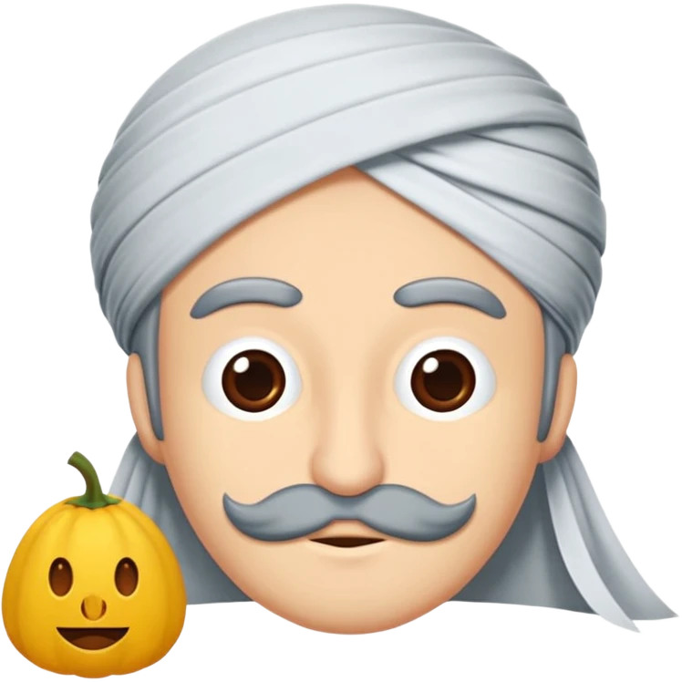 Ortasında çizgiyle çizilmiş vahşi kurt ve turkuaz bi bayrak emoji