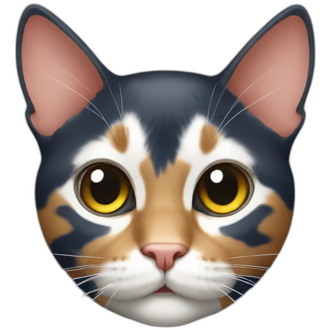 tricolor cat emoji