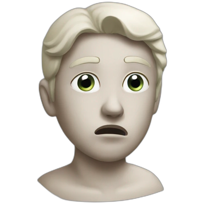 Chat rouj qui pleure emoji