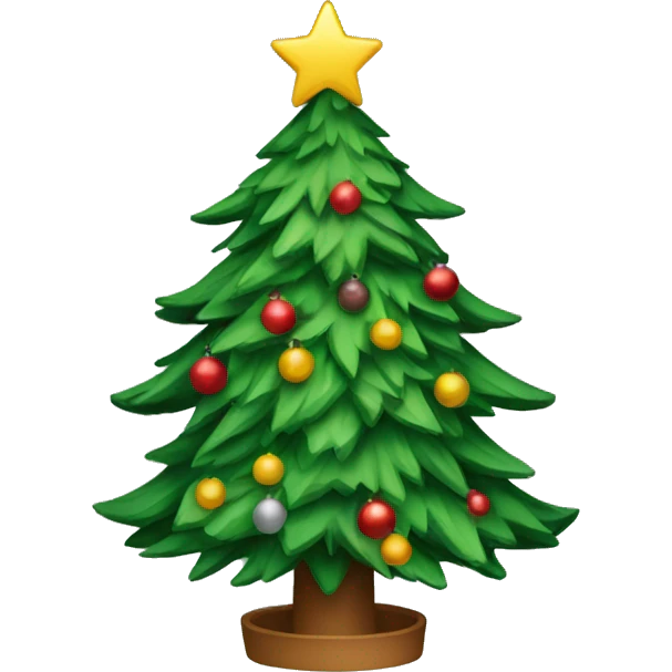 Christmas tree stand emoji