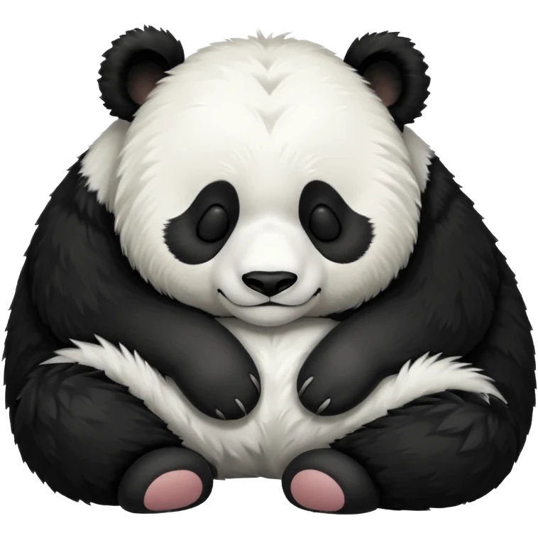 Panda sleeping emoji