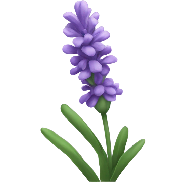 a lavender flower emoji