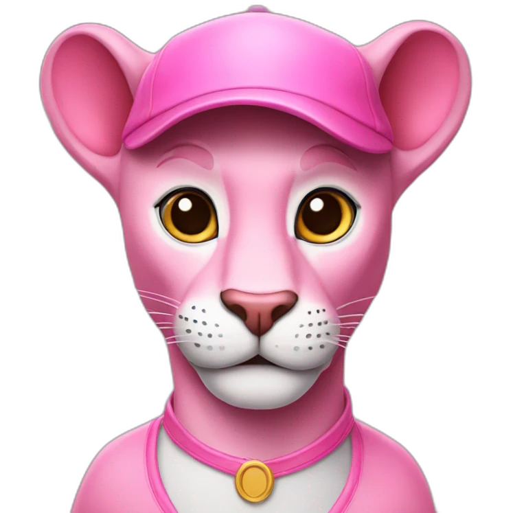 Pink panther emoji