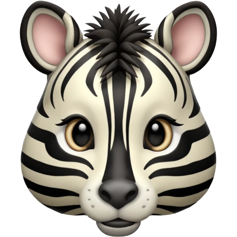 zebra face emoji