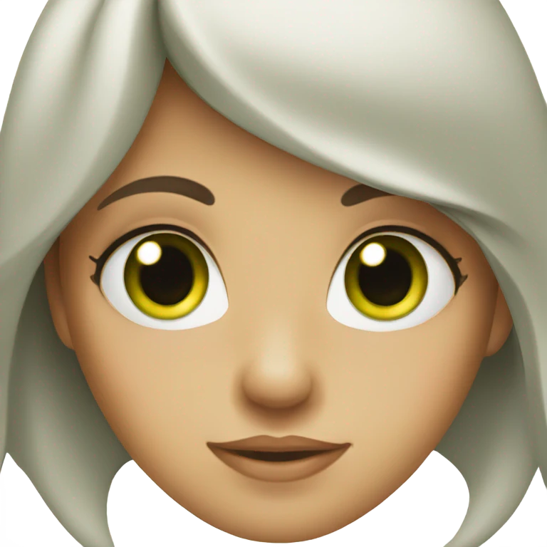 girl with green eyes emoji