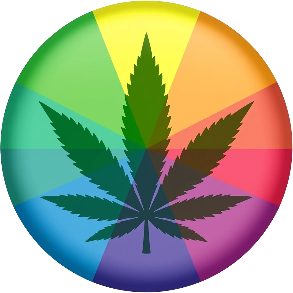 maconha cor de roda emoji