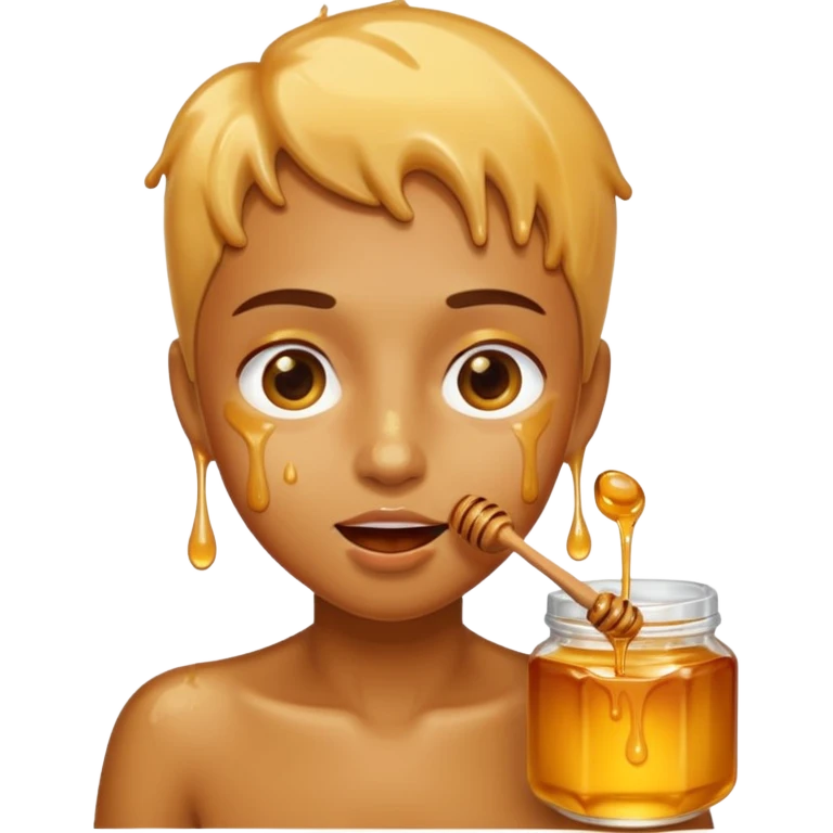 honey eating emoji