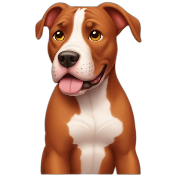 Clifford big red pit bull emoji