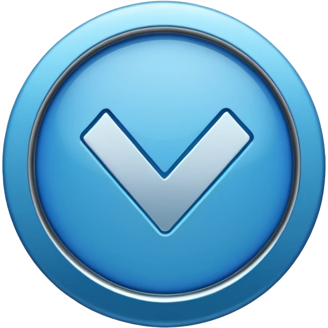 A verified blue check mark badge  emoji