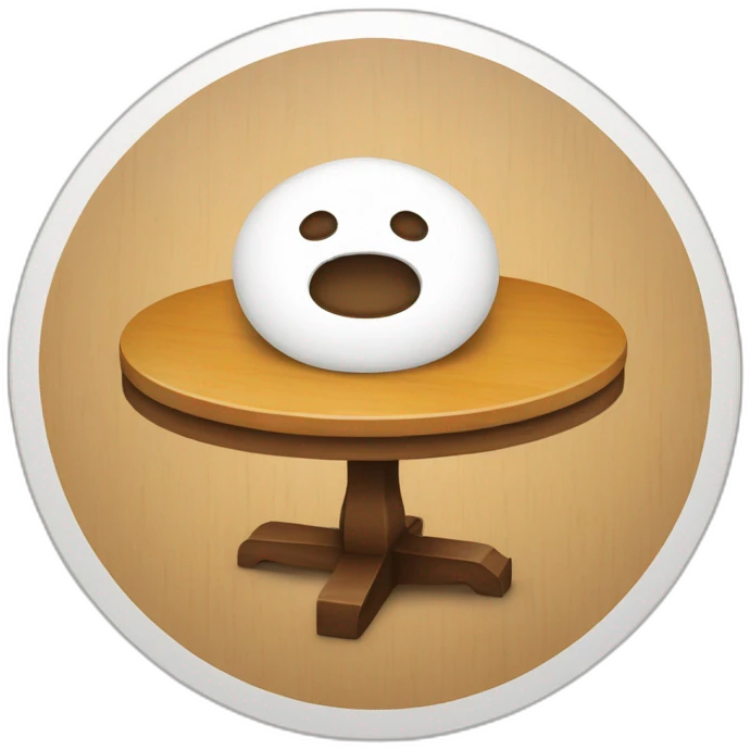 Anakonda sur une table emoji