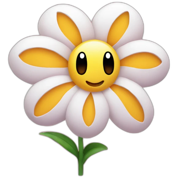kirby flower emoji