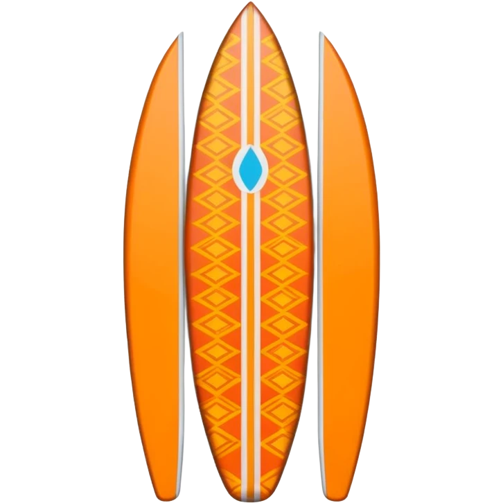 orange pattern surfboard emoji