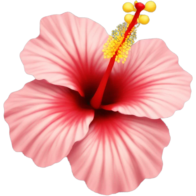 Cute hibiscus emoji