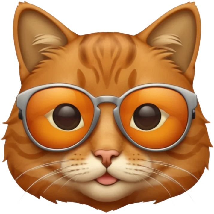 Cat wearing sunglasses emoji
