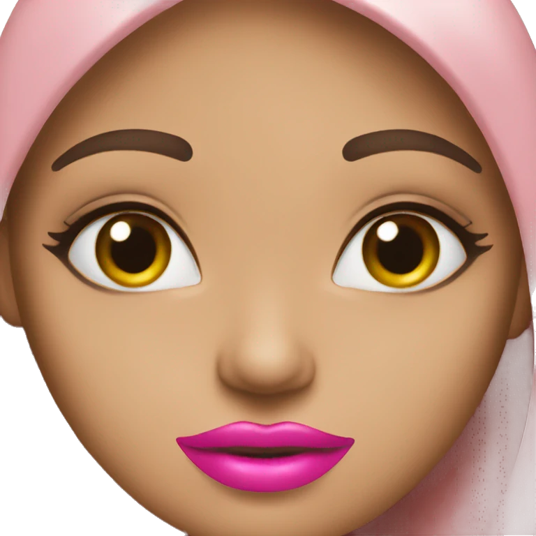 Pink lipstick  emoji