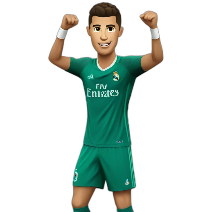 Cristiano ronaldo saying "SUII" emoji