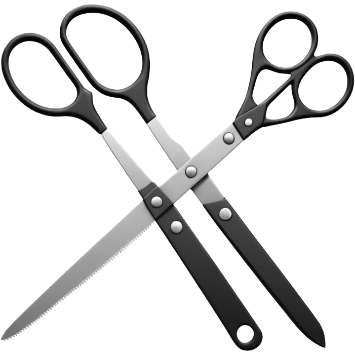 film strip with scissors cutting it emoji