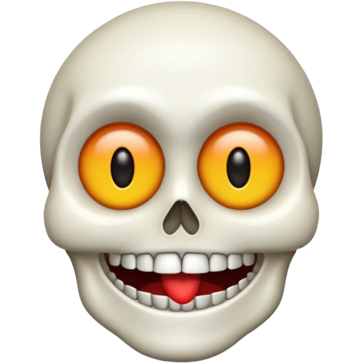 Cette emoji 💀fusionne avec celui la 🤯 emoji