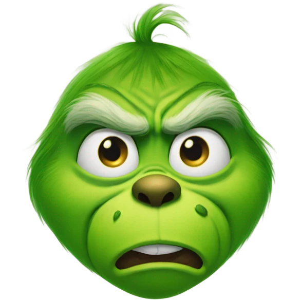 Grinch heart emoji