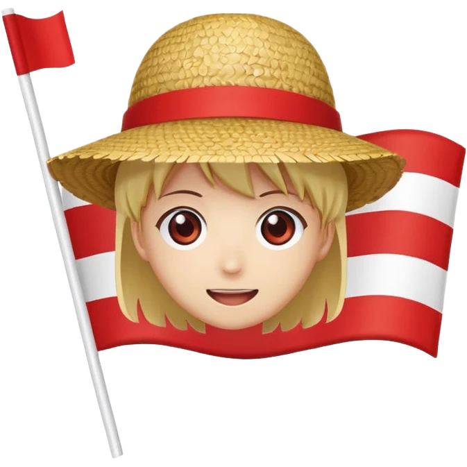 Can u create a emoji thats the straw hats flag of one piece in style of anime emoji