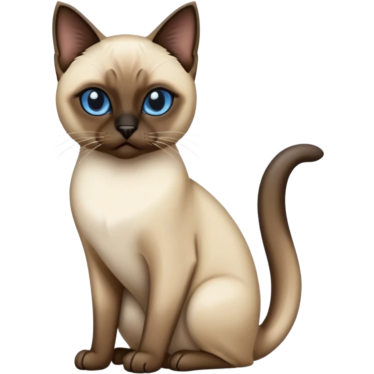 Siamese cat emoji