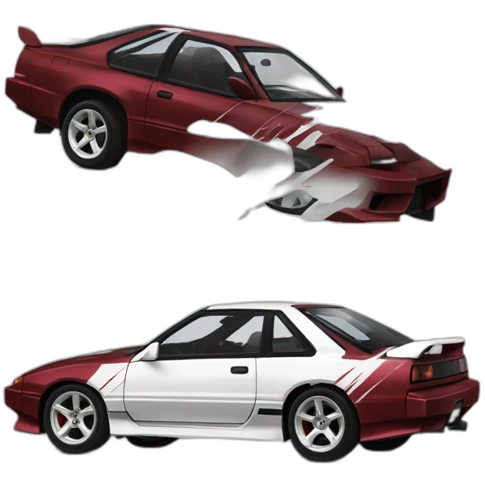 Granat Nissan Sílvia 180sx emoji