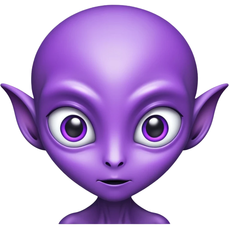 purple alien emoji