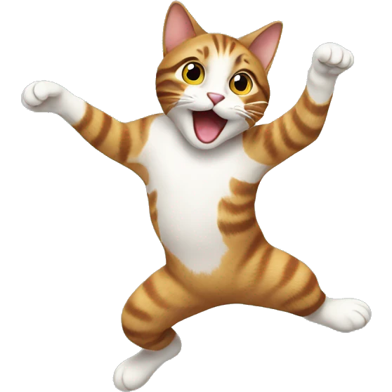 cat jumping  emoji